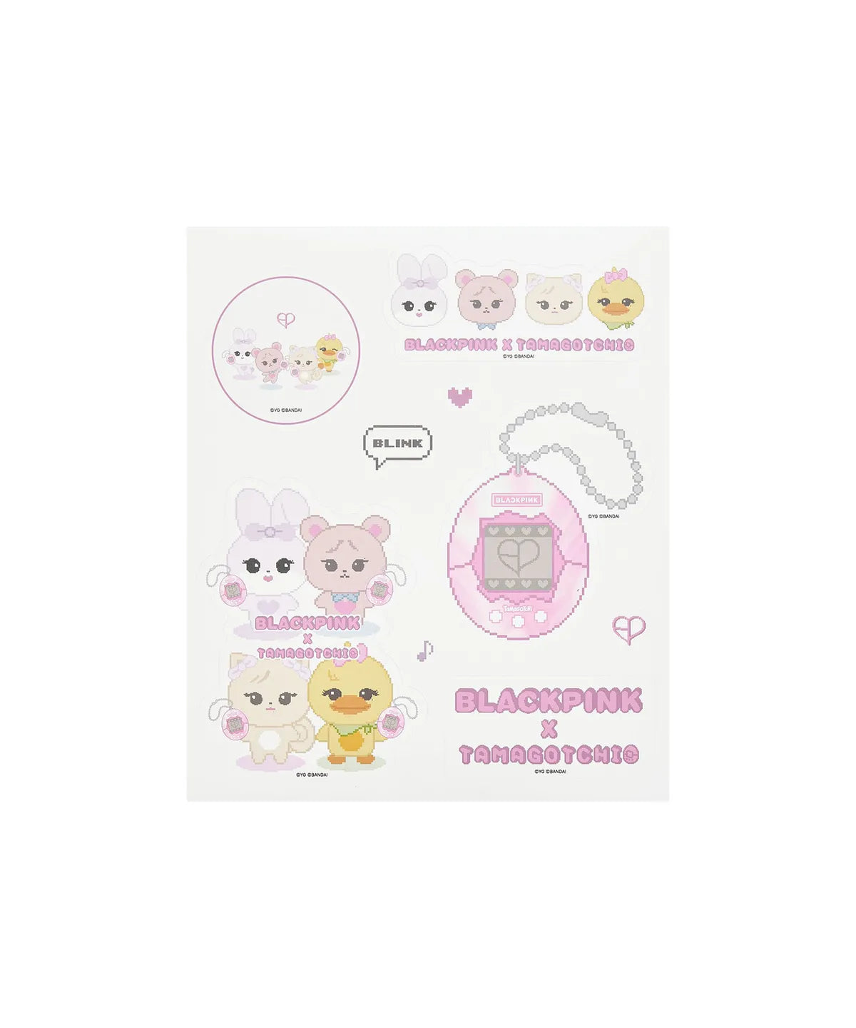 BLACKPINK - BLACKPINK X TAMAGOTCHI OFFICIAL MD BASIC STICKER - COKODIVE