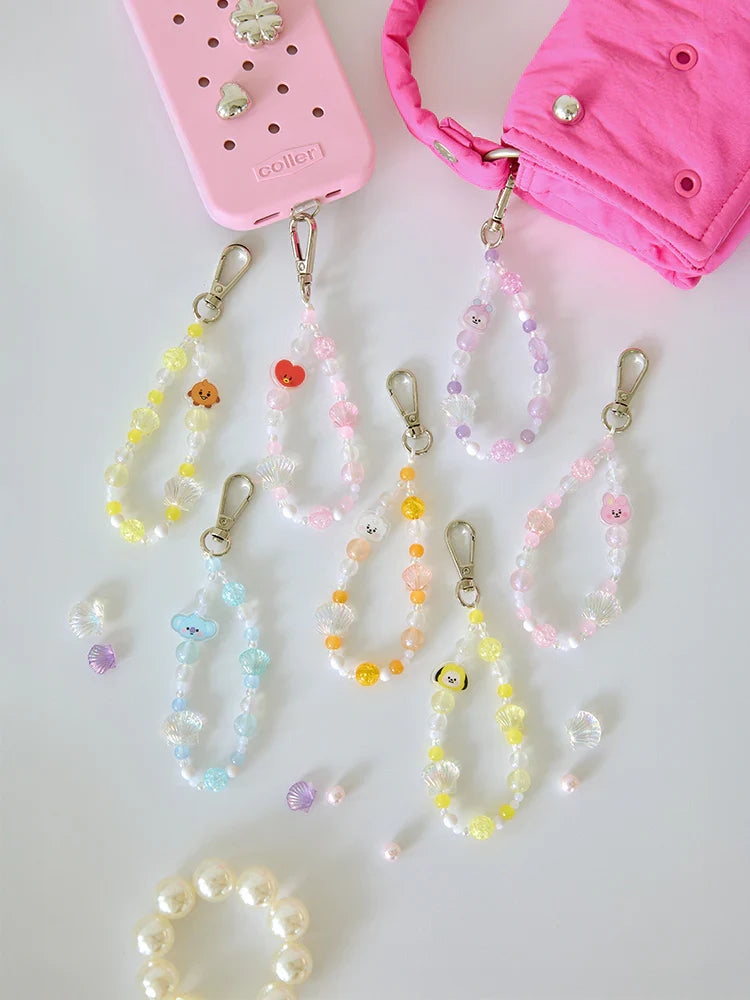 BT21 - BABY PEARL BEADS KEYRING - COKODIVE
