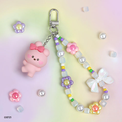 BT21 - MININI BEADS STRAP KEYRING LOVELY - COKODIVE