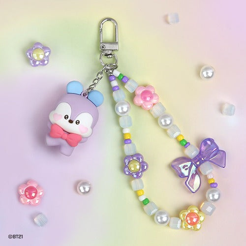 BT21 - MININI BEADS STRAP KEYRING LOVELY - COKODIVE