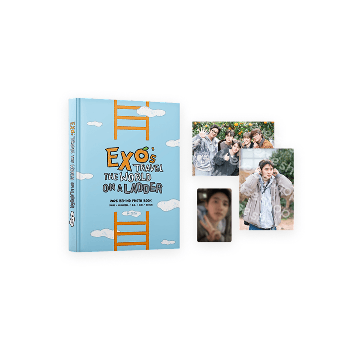 EXO - EXO'S TRAVEL THE WORLD ON A LADDER OFFICIAL MD BEHIND PHOTO BOOK - COKODIVE