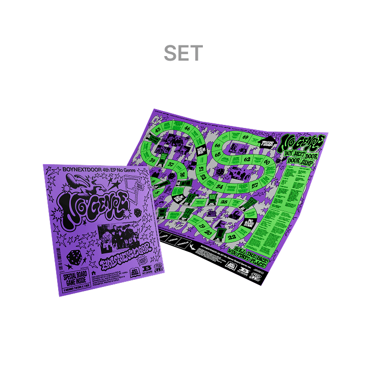 BOYNEXTDOOR - NO GENRE 4TH EP ALBUM WEVERSE SHOP GIFT BOARD GAME VER SET - COKODIVE
