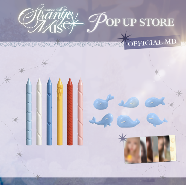 NMIXX - STRANGE MUSE POP UP OFFICIAL MD BIRTHDAY CANDLE SET - COKODIVE