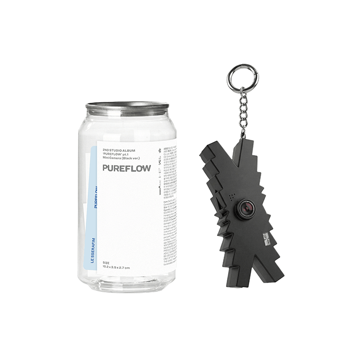 LE SSERAFIM - PUREFLOW 2ND ALBUM MINI CAMERA BLACK VER - COKODIVE