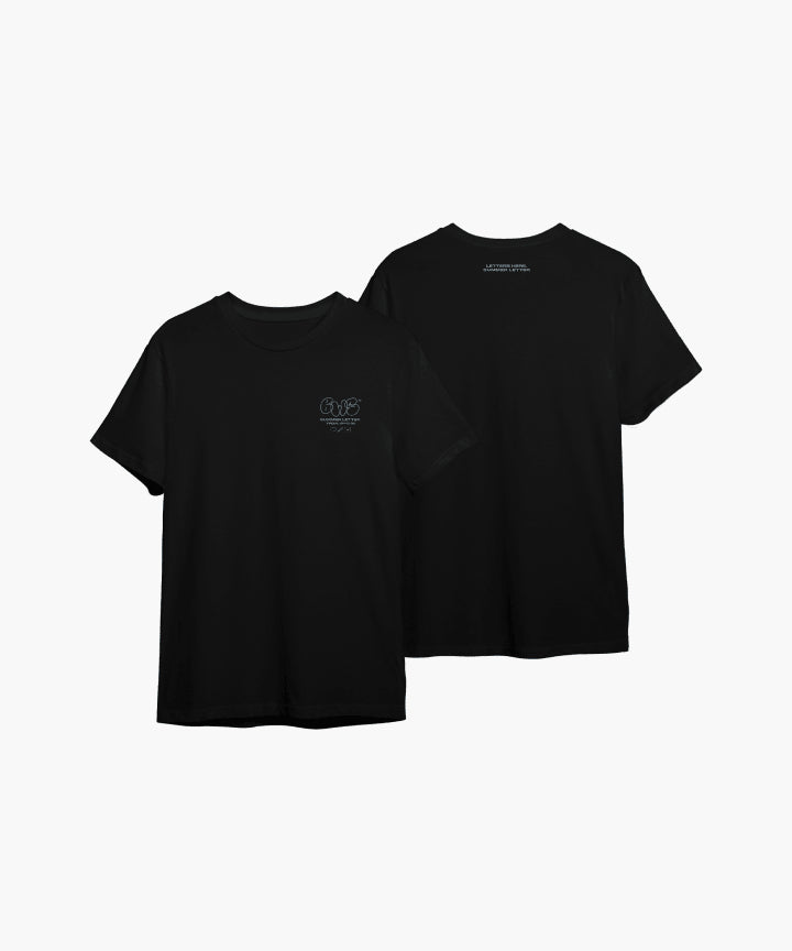 BYEON WOO SEOK - SUMMER LETTER IN ASIA 2024 FANMEETING TOUR OFFICIAL MD T-SHIRT BLACK - COKODIVE