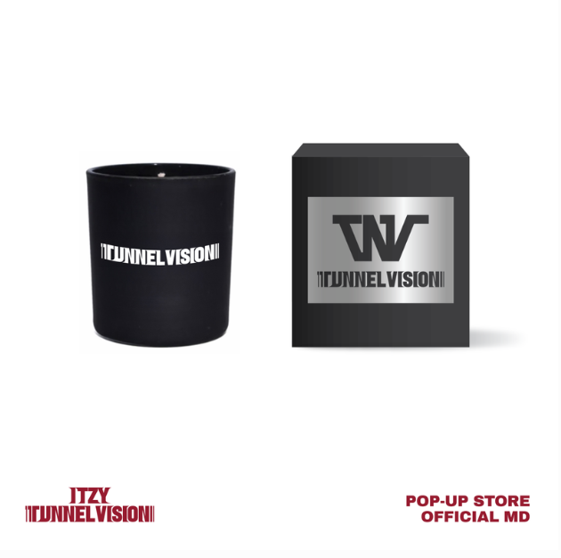 ITZY - TUNNEL VISION POP UP STORE OFFICIAL MD BLACK CANDLE - COKODIVE