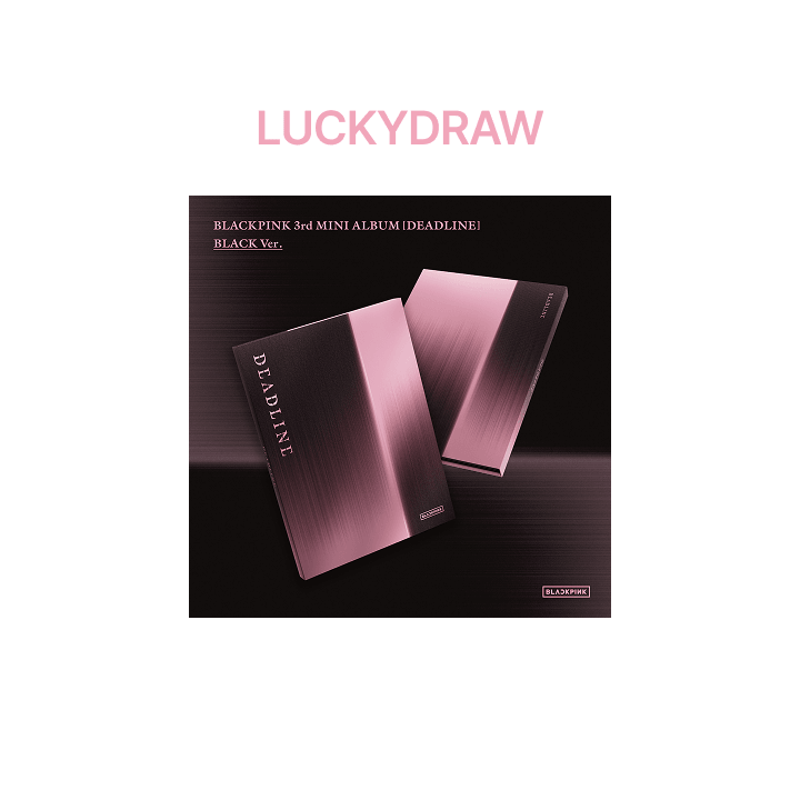 BLACKPINK - DEADLINE 3RD MINI ALBUM WEVERSE SHOP LUCKY DRAW EVENT STANDARD BLACK VER - COKODIVE