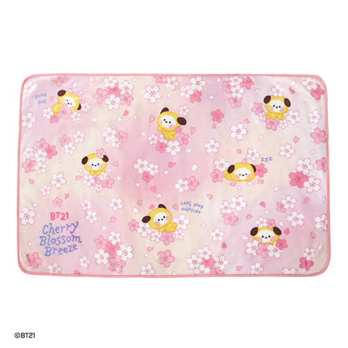 BT21 - CHERRY BLOSSOM MININI BLANKET - COKODIVE