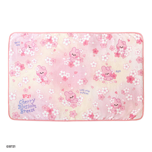 BT21 - CHERRY BLOSSOM MININI BLANKET - COKODIVE