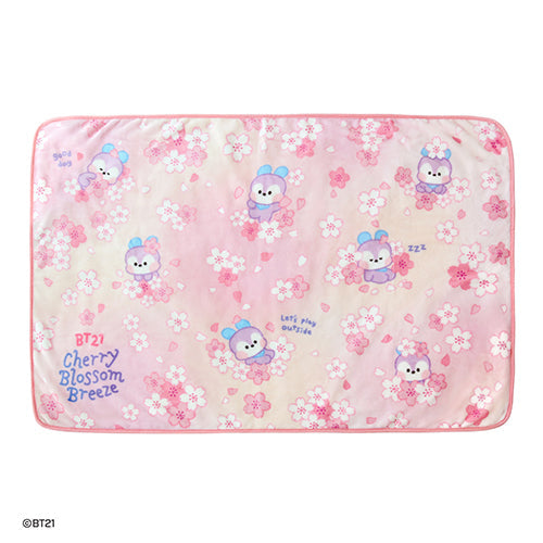 BT21 - CHERRY BLOSSOM MININI BLANKET - COKODIVE