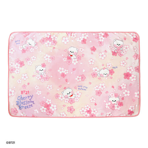 BT21 - CHERRY BLOSSOM MININI BLANKET - COKODIVE