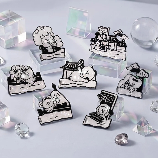 BT21 - HOLOGRAM PUZZLE MAGNET BLIND BOX - COKODIVE