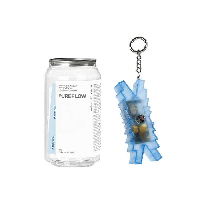 LE SSERAFIM - PUREFLOW 2ND ALBUM MINI CAMERA BLUE VER - COKODIVE
