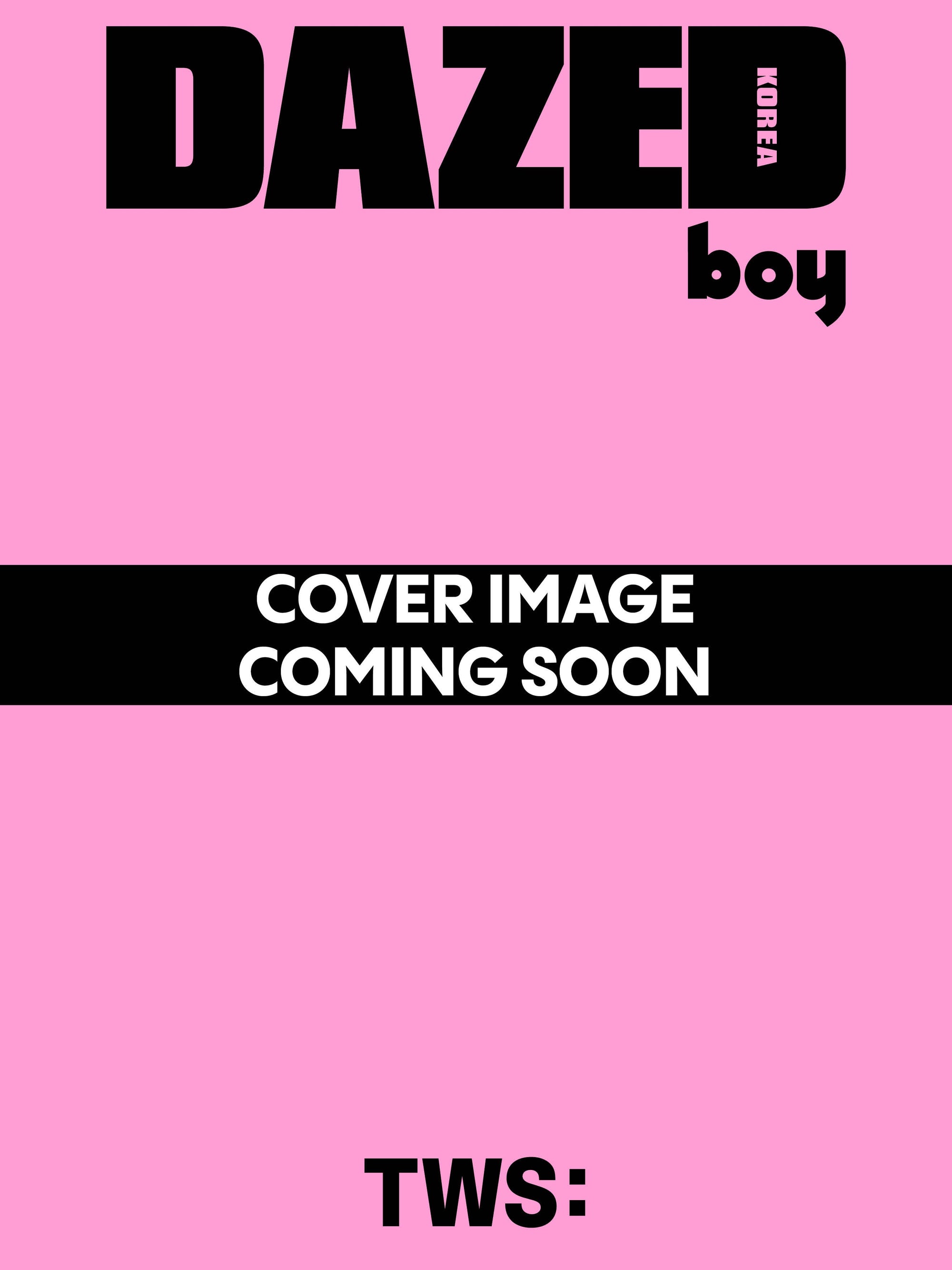 TWS - DAZED & CONFUSED BOY EDITION A COVER - COKODIVE