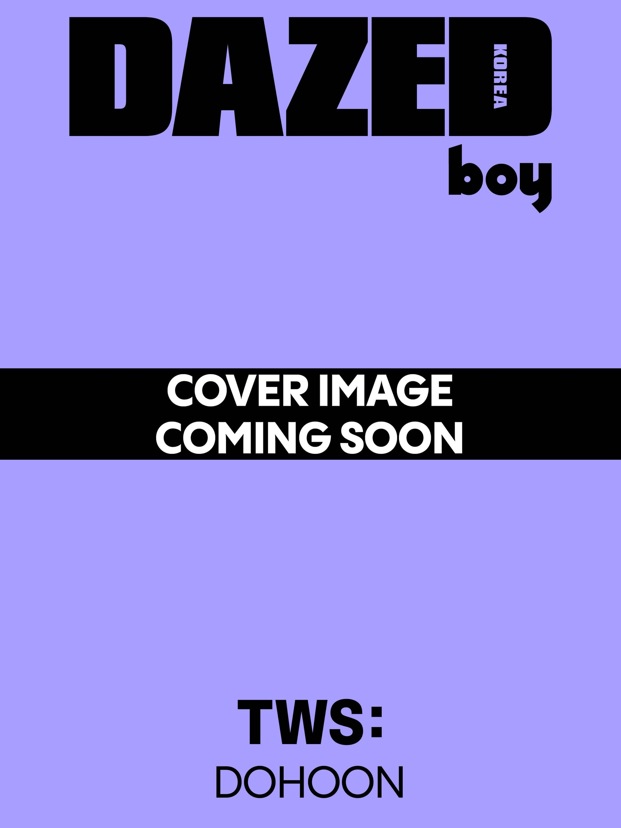 TWS - DAZED & CONFUSED BOY EDITION DOHOON COVER - COKODIVE