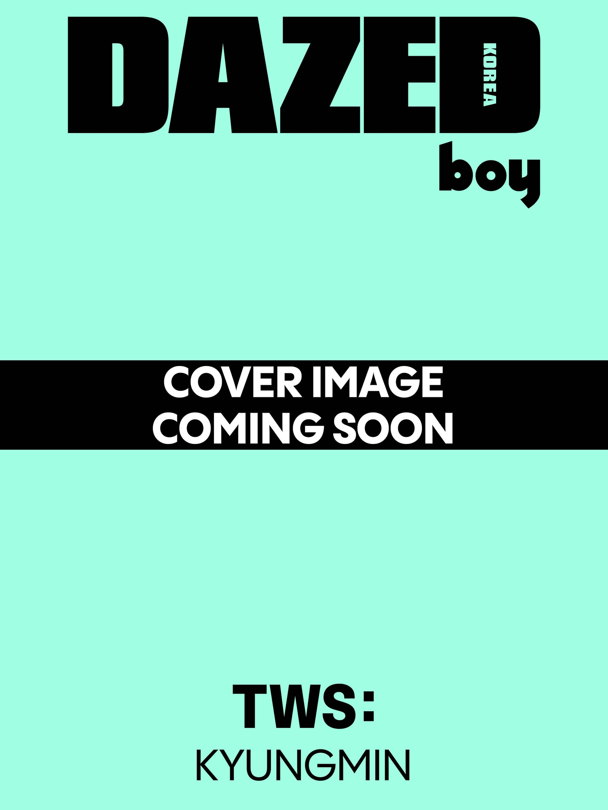 TWS - DAZED & CONFUSED BOY EDITION KYUNGMIN COVER - COKODIVE