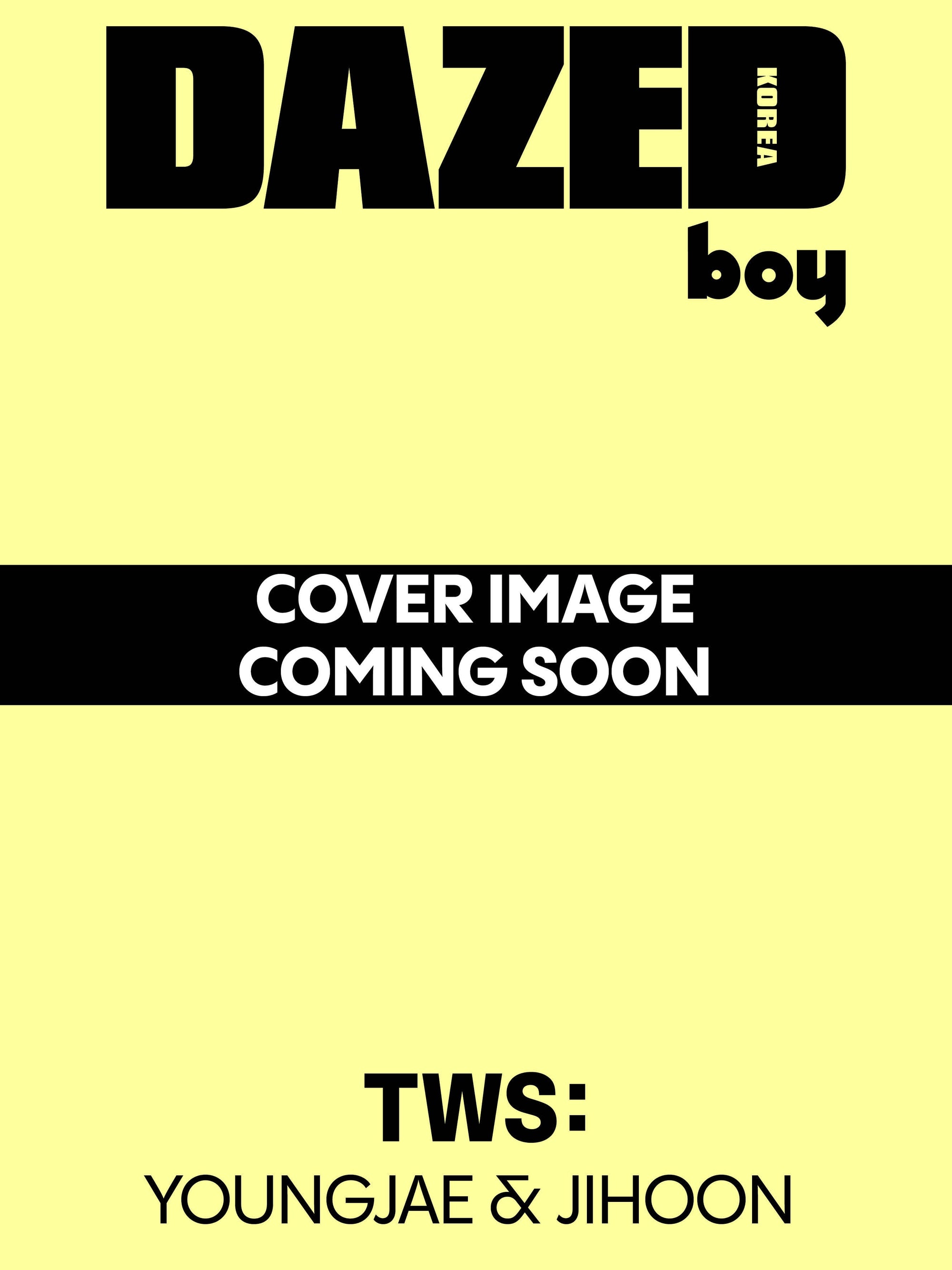 TWS - DAZED & CONFUSED BOY EDITION YOUNGJAE & JIHOON COVER - COKODIVE