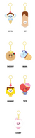 BT21 BABY SWEET THINGS FIGURE KEYRING - COKODIVE