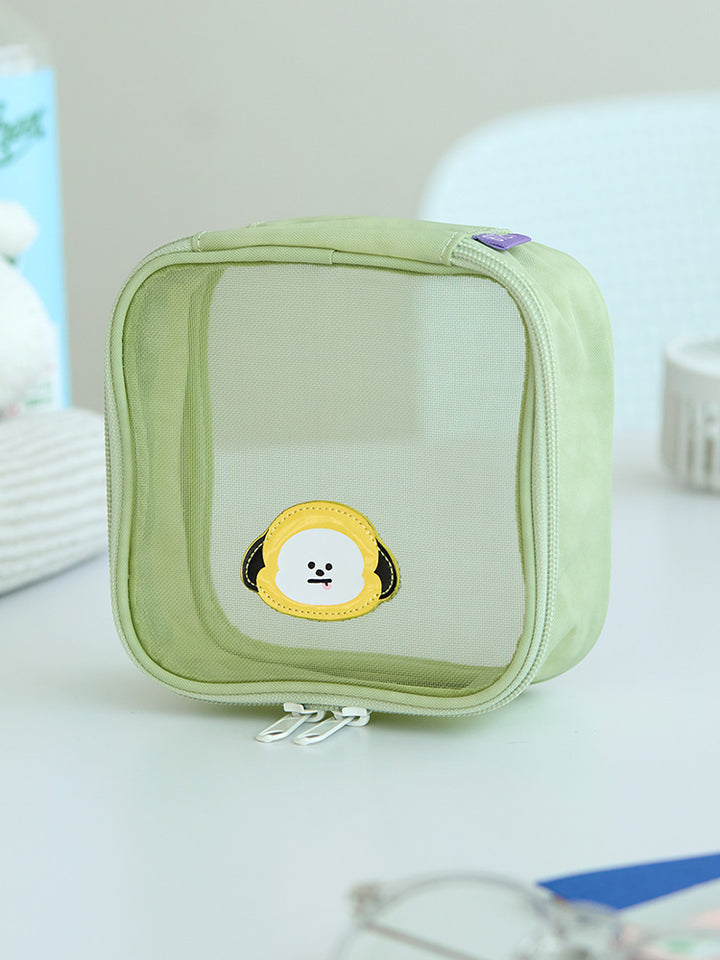 BT21 - 2024 TRAVEL BAG EDITION MD TRAVEL MESH POUCH