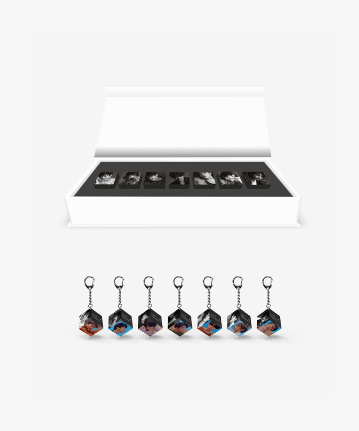 BTS - LOVE YOUR SELF TEAR OFFICIAL MD MINI CUBE KEYRING SET - COKODIVE