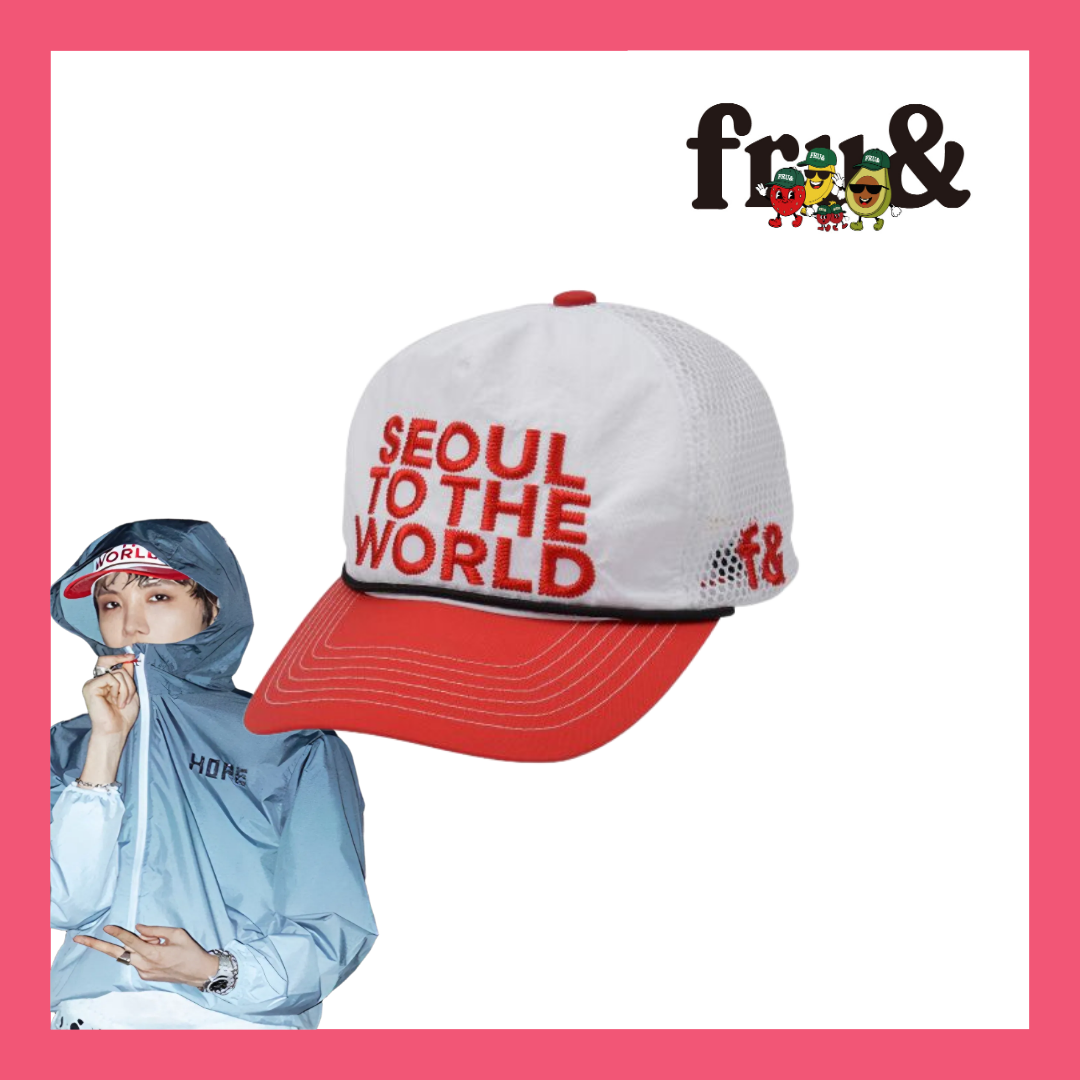 [BTS J-HOPE PICK] FRUAND NEEDLE POINT MIX MASH CAP RED&WHITE - COKODIVE