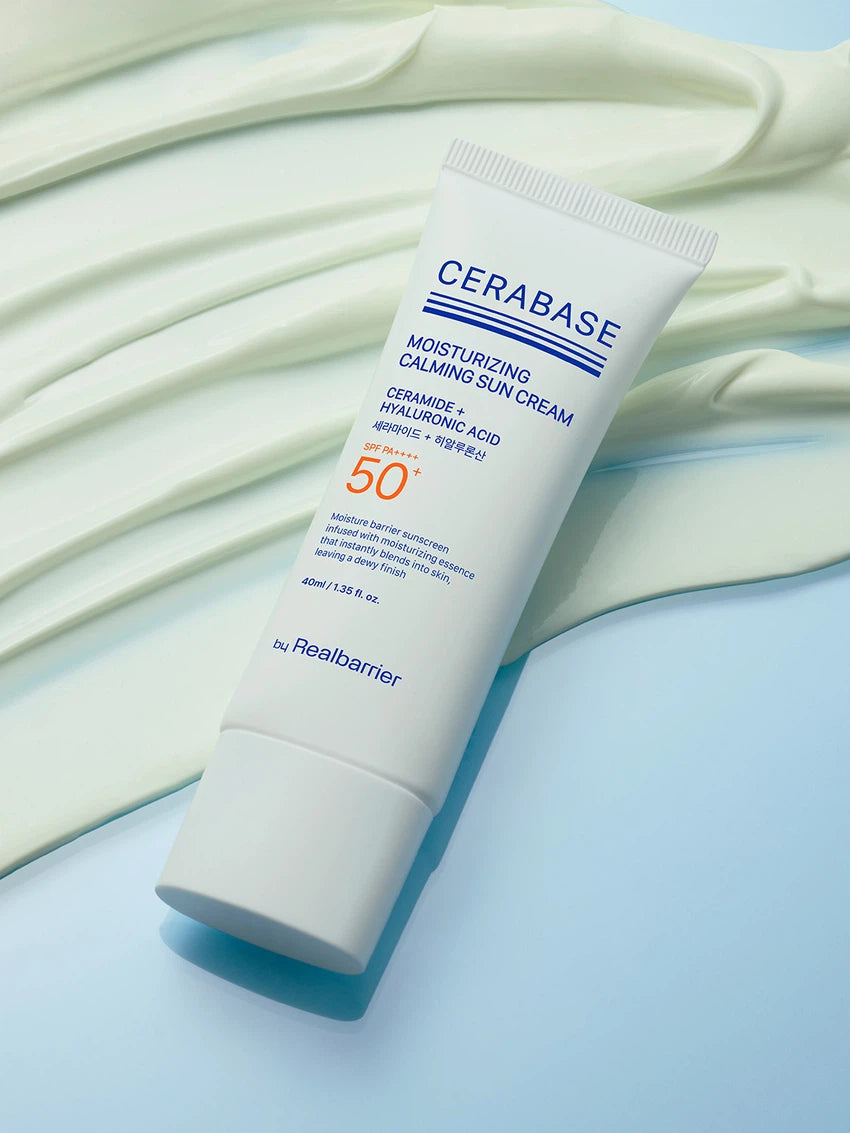 BY REALBARRIER CERABASE MOISTURIZING CALMING SUN CREAM - COKODIVE