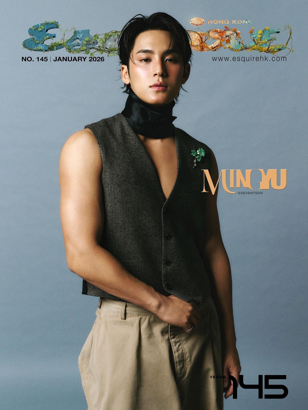SEVENTEEN MINGYU - ESQUIRE HONGKONG MAGAZINE 2026 JANUARY ISSUE COVER B - COKODIVE