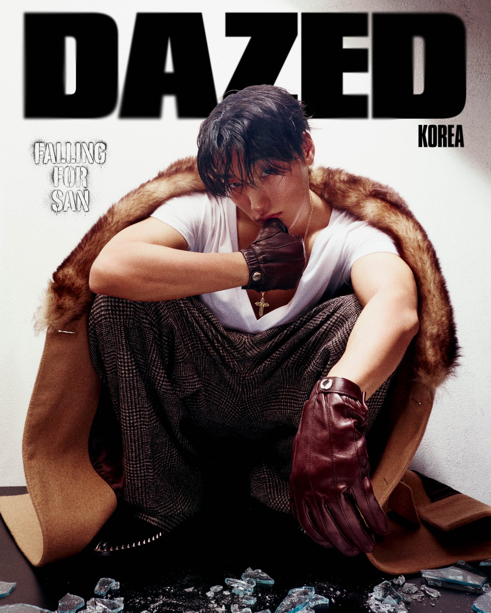ATEEZ SAN - DAZED & CONFUSED MAGAZINE 2026 FALL EDITION COVER B - COKODIVE