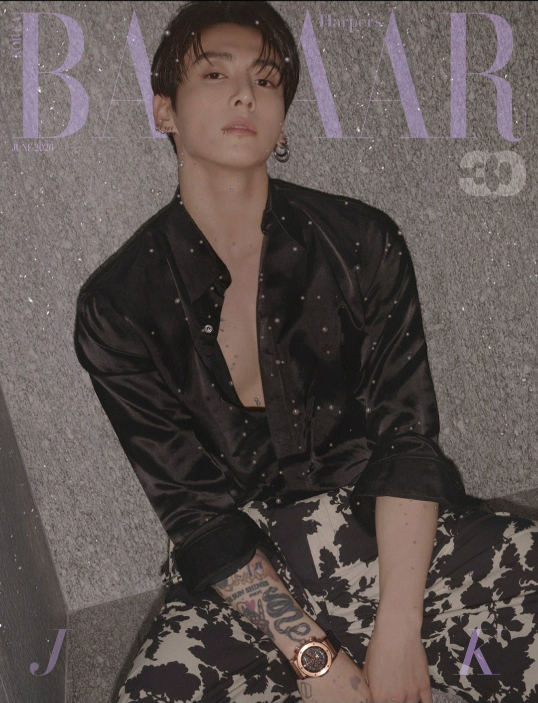 BTS JUNG KOOK - BAZAAR MAGAZINE 2026 JUNE ISSUE COVER B - COKODIVE