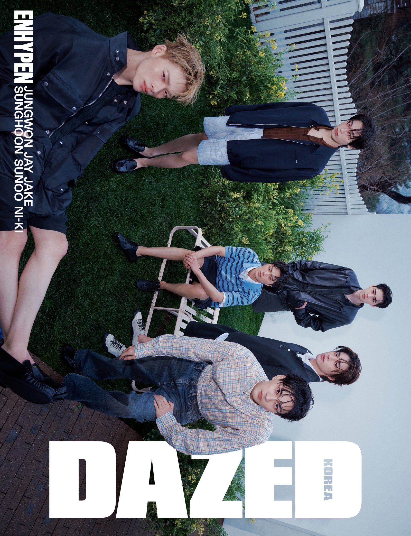 ENHYPEN - DAZED & CONFUSED KOREA MAGAZINE 2026 MAY ISSUE COVER B - COKODIVE