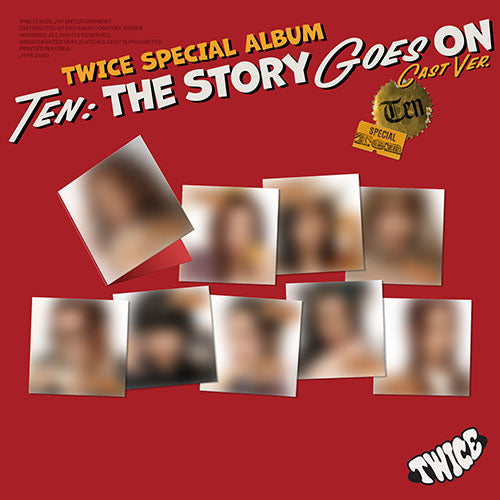 TWICE - TEN : THE STORY GOES ON SPECIAL ALBUM CAST VER RANDOM (NO POB) - COKODIVE