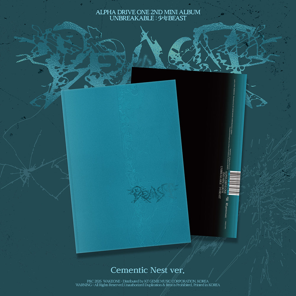 ALPHA DRIVE ONE - UNBREAKABLE : BOY BEAST 2ND MINI ALBUM CEMENTIC NEST VER 728 - COKODIVE