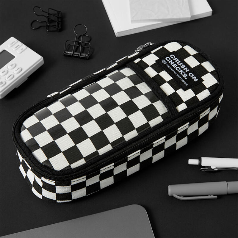 CHECKERBOARD PVC MULTI POUCH - COKODIVE