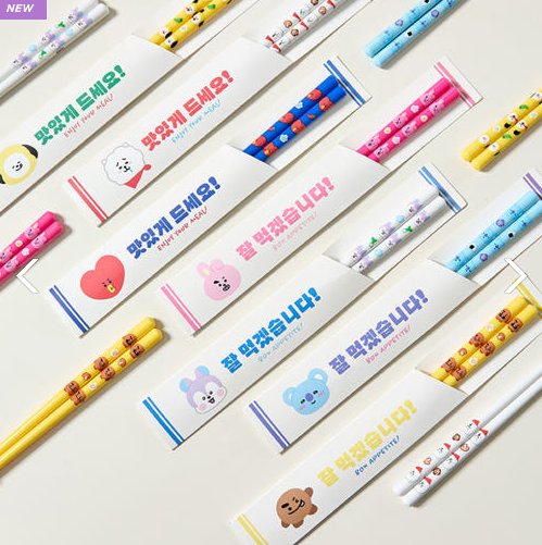 BT21 - SOUVENIR CHOPSTICKS - COKODIVE