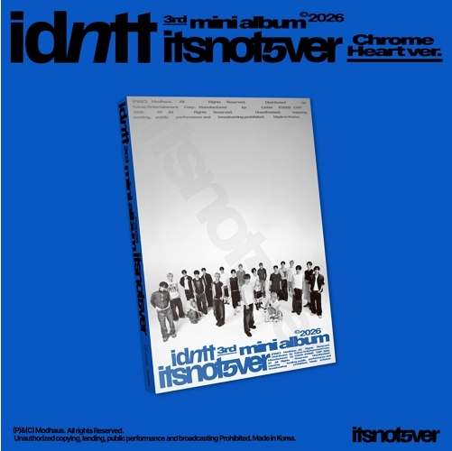 IDNTT - ITSNOTOVER 3RD MINI ALBUM MUSICPLANT GIFT STANDARD CHROME HEART VER - COKODIVE