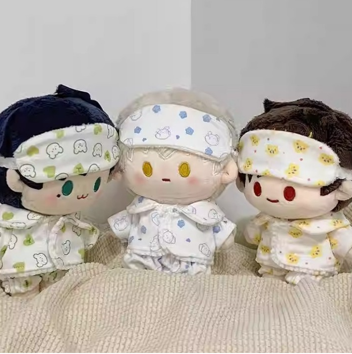 10CM & 15CM PLUSH DOLL PAJAMA SET - COKODIVE