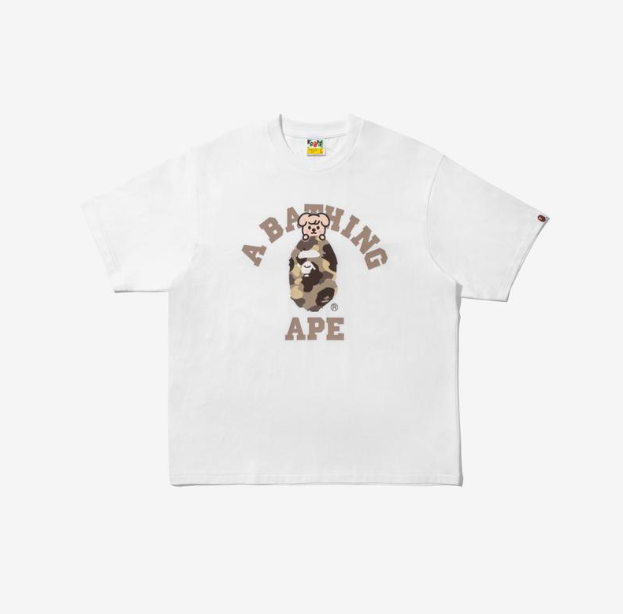 STRAY KIDS - BAPE X STRAY KIDS COLLABORATION OFFICIAL MD PUPPYM COLLEGE TEE M (SEUNGMIN) - COKODIVE