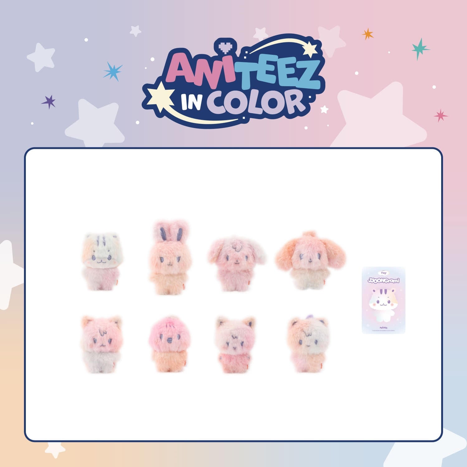 ATEEZ - ANITEEZ IN COLOR POP UP OFFICIAL MD COLOR MIX TINY ANITEEZ