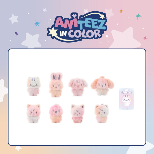 ATEEZ 8枚　コンプ　makestar ハローティーズにゃんver ATEEZ - ANITEEZ IN COLOR POP UP OFFICIAL MD COLOR MIX TINY ANITEEZ DOL