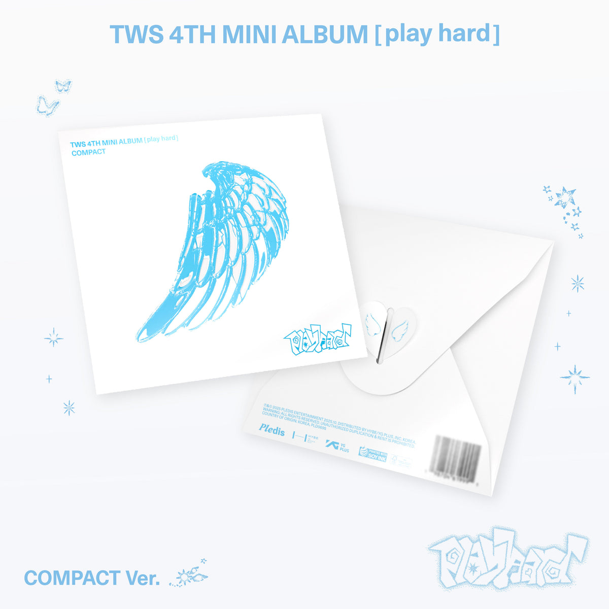 TWS - PLAY HARD 4TH MINI ALBUM COMPACT VER RANDOM - COKODIVE