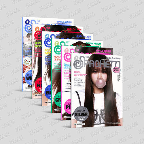 LE SSERAFIM - SPAGHETTI 1ST SINGLE ALBUM COMPACT VER SET - COKODIVE