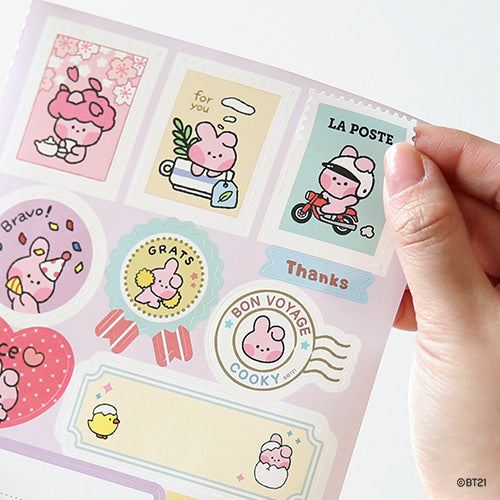 BT21 - MININI REMOVABLE GIFT STICKER - COKODIVE
