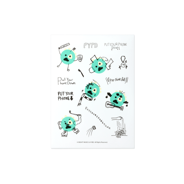 CORTIS - PUT YOUR PHONE DOWN 2026 TOUR OFFICIAL MD CORTIS BALL STICKER SET - COKODIVE