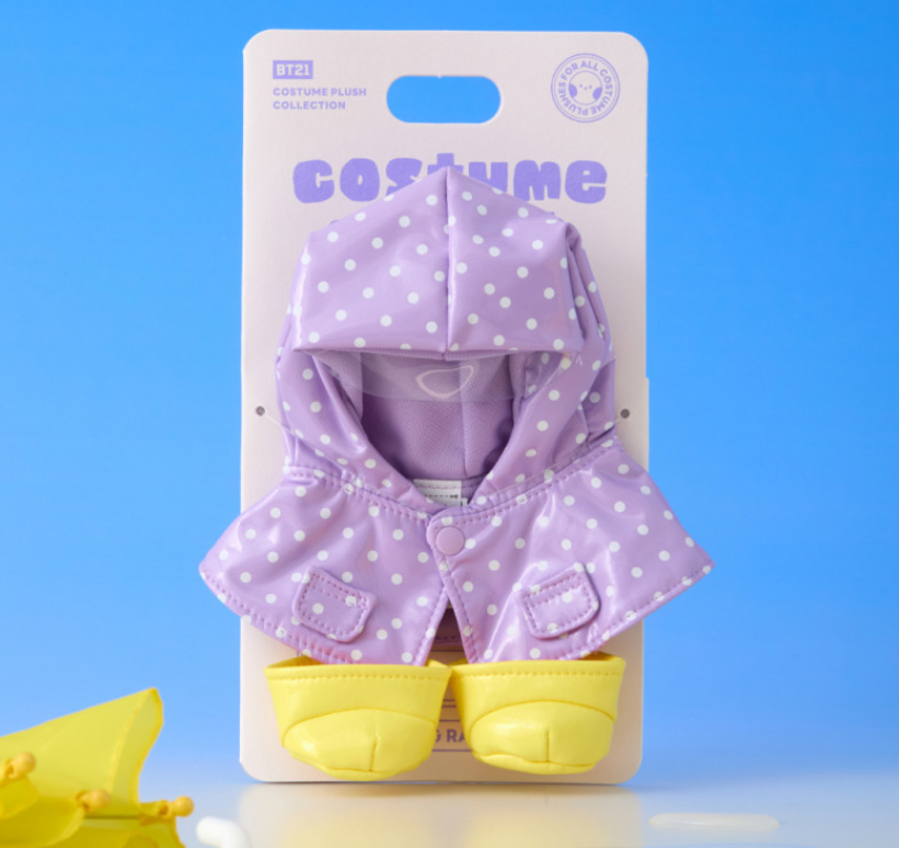 BT21 - RAINY DAY CLOSET RAINCOAT RAINBOOTS SET - COKODIVE