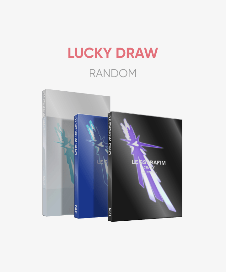 LE SSERAFIM - CRAZY 4TH MINI ALBUM WEVERSE SHOP LUCKY DRAW EVENT PHOTOBOOK RANDOM - COKODIVE