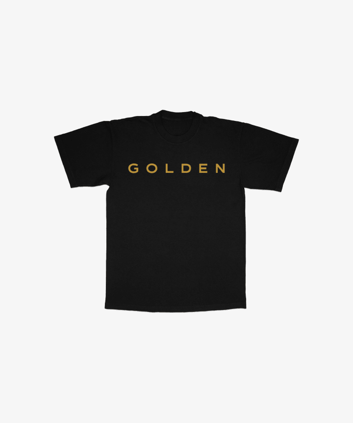 BTS JUNG KOOK - GOLDEN TSX LIVE EDITION OFFICIAL MD CREW NECK T-SHIRT - COKODIVE