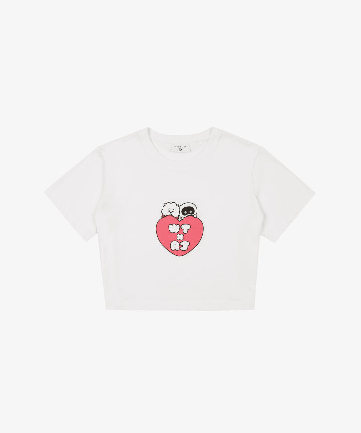 BTS - WOOTTEO X RJ COLLABORATION OFFICIAL MD CROP S/S T-SHIRT - COKODIVE