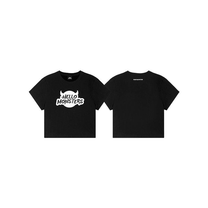 BABYMONSTER - HELLOMONSTERSTOUR OFFICIAL MD CROP TEE - COKODIVE