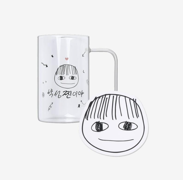 DAY6 SUNGJIN - PARKSUNGJJIN OFFICIAL MD JJIN CUP & COASTER SET - COKODIVE