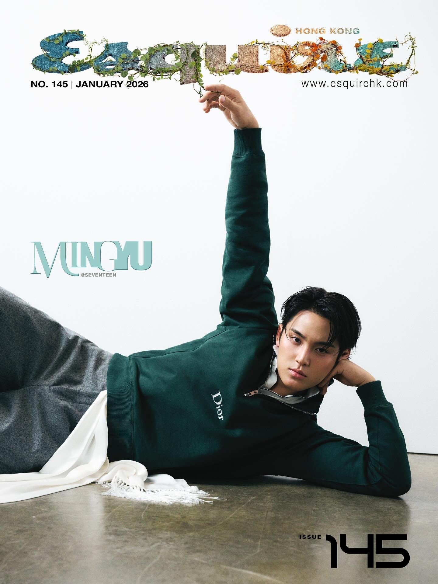 SEVENTEEN MINGYU - ESQUIRE HONGKONG MAGAZINE 2026 JANUARY ISSUE COVER C - COKODIVE